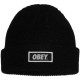 Bonnet Obey - Standard Issue Beanie - Black