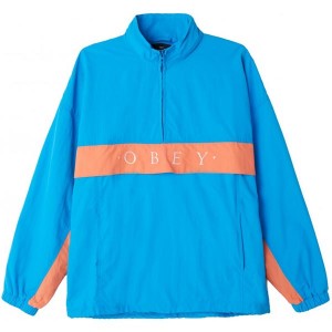 Veste Obey - Title Anorak - Sky Blue