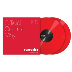 Paire de vinyles Serato - Rouge 12’’