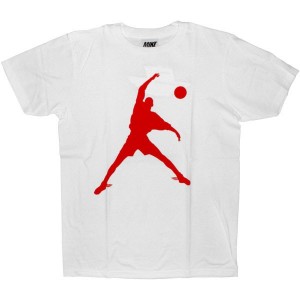 MIKE T-shirt - Wing Foot - White