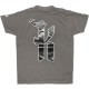 DESTROY ALL TOYS T-shirt  - Dat Train - Grey