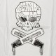 DESTROY ALL TOYS T-shirt  - Skull & Bones - White