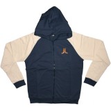 WESC Zipped Hoodie - Ashmore - Medium blue